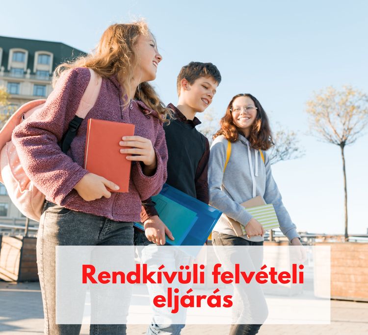 Rendkívüli felvételi eljárás 2023